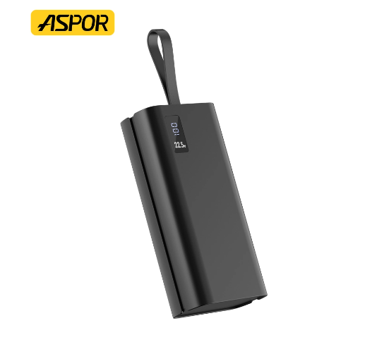 Discover the Aspor A337 PD 20W Fast Charging Power Bank with a massive 30000mAh capacity. Ideal for all your devices, this power bank offers quick charging and portability. Get yours now at SLitems.lk!
