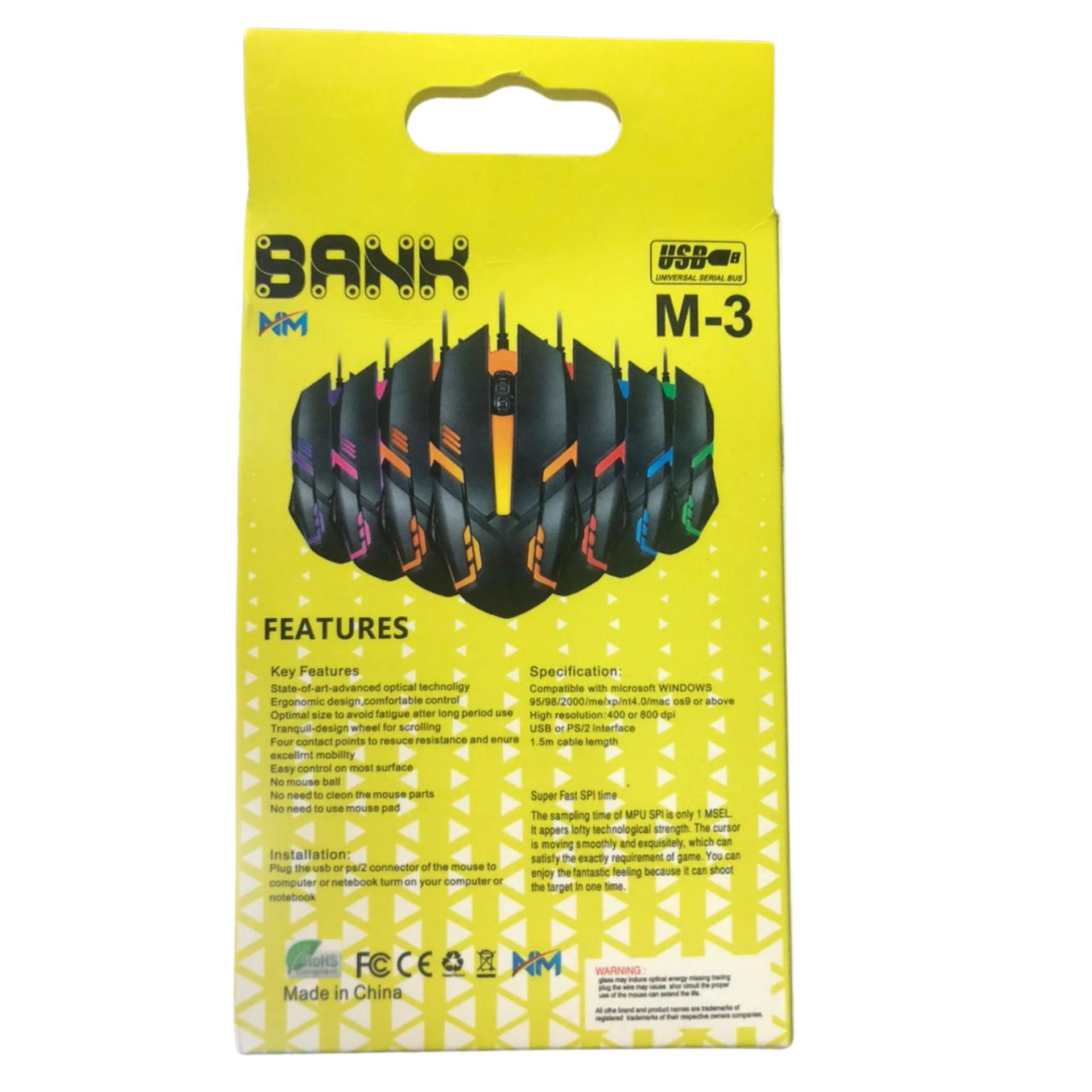 Enhance your productivity with the USB Optical Mouse M-3. Available in 3 vibrant colors, this high-precision optical mouse ensures smooth and accurate control for all your computing needs. Shop now at SLitems.lk.