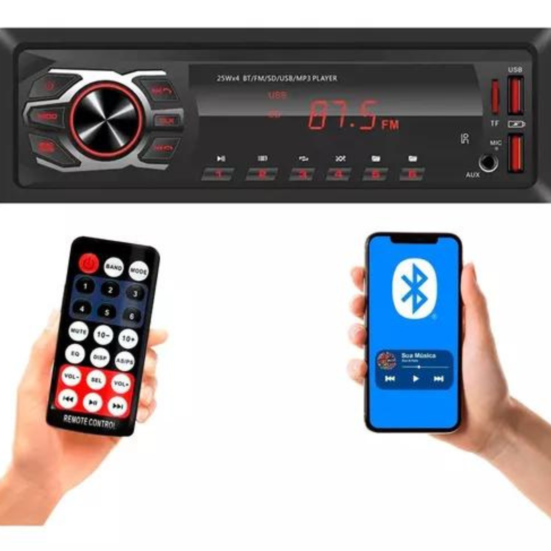 Upgrade your car audio with this high-quality Car Set MP3 Player. Enjoy superior sound, easy installation, and MP3 compatibility. Available at SLitems.lk.