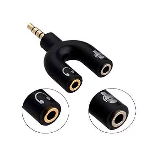 Enjoy shared listening experiences with this Audio Splitter 3.5mm Jack AUX Cable, allowing two headphones or speakers to connect to a single device. Ideal for music sharing, movie watching, or collaborative work, this durable and compact splitter provides high-quality sound transmission without signal loss. Compatible with most smartphones, tablets, laptops, and MP3 players, it’s the perfect accessory for all your audio needs | @slitems.lk