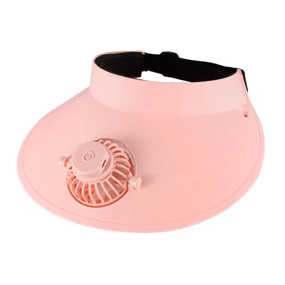 USB Charging Summer Rotatable Fan Cap - Image 6