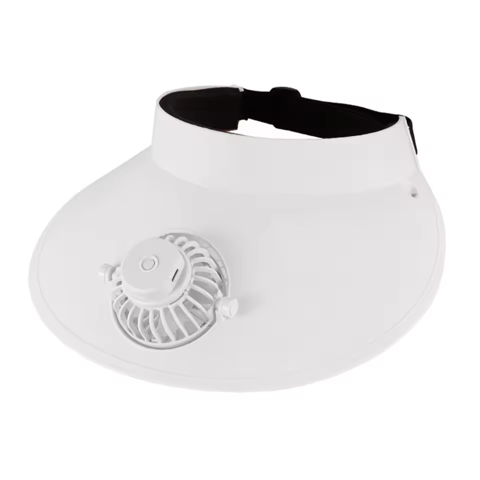 USB Charging Summer Rotatable Fan Cap - Image 7